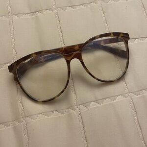 brown tortoise shell blue light non prescription glasses